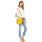 Tory Burch Robinson Pebbled女士迷你挎包