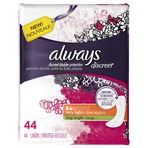 补货！Always Discreet 超轻超长卫生护垫 44片
