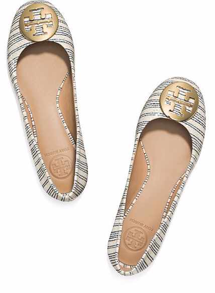 Tory Burch 托里伯奇 Reva Printed 芭蕾舞平底鞋