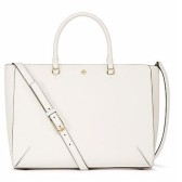 Tory Burch Robinson 清新白色绗缝设计大 TOTE 特价 $357（约2320元）