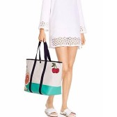 Tory Burch Penn 贴布花绣拉链手提袋特价 $245（约1592元）