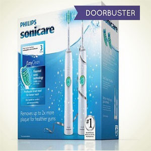 Groupon：Philips 飞利浦Sonicare EasyClean 电动牙刷2支装