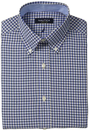 直邮到手约111元：NAUTICA 诺帝卡 男士纯棉格子衬衫 15H34/35（￥68.01 + ￥42.78）另有大量衬衫好价