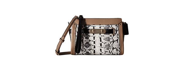 COACH Accordion Exotics Swagger 女款单肩包