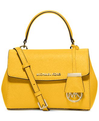 MICHAEL Michael Kors Ava 黄色迷你斜挎包
