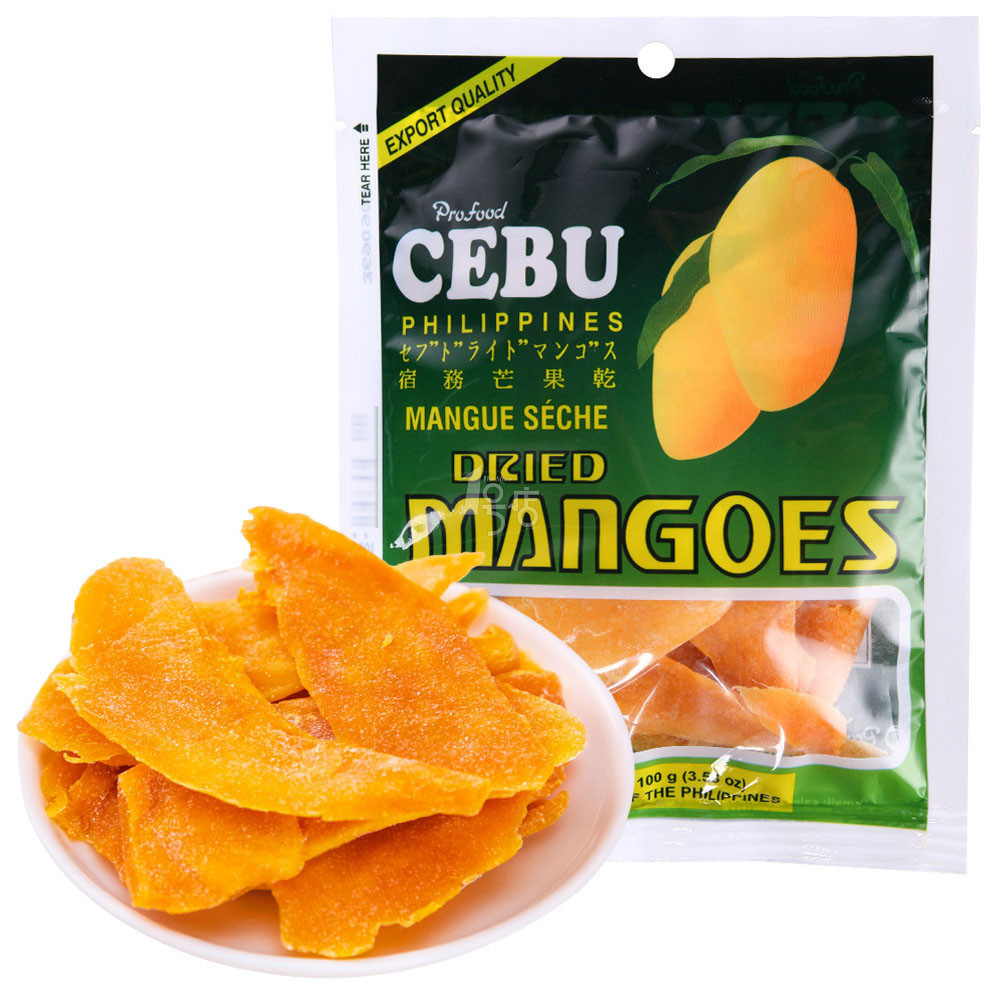 囤货好价！菲律宾进口 CEBU宿务 芒果干 100g  折6.65元（12.9,199-100）