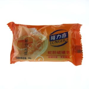 隆力奇 蛇胆硫磺香皂80g   