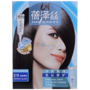 蓓泽丝 彩焗染发乳 2/0自然黑色   