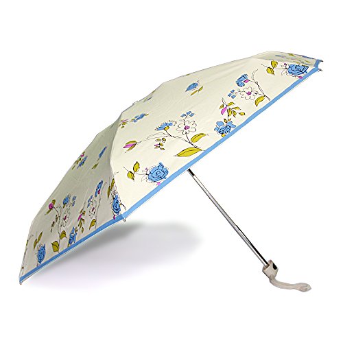 德国高级雨具！ Lotosblume 6骨超强防晒黑胶晴雨伞 UPF 50+  78元