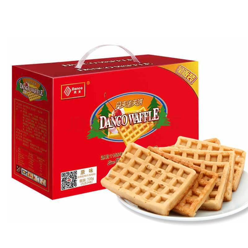 好价可入：丹夫 经典华夫饼原味 720g/盒  折24元（39.9，99-40券）