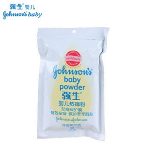 凑单优品# 强生 婴儿热痱粉 70g