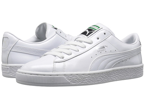 额外9折！PUMA Basket Matte & Shine 女款时尚小白鞋