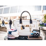 COACH Colorblock Coach Swagger 37女士真皮手提包