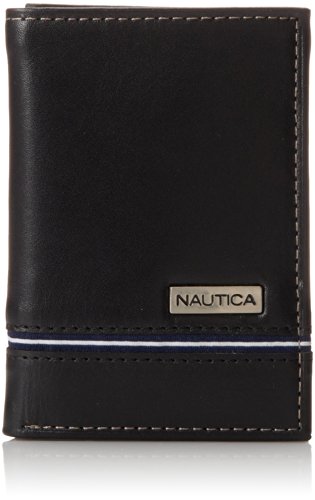 Nautica Trifold Wallet 男款真皮折叠钱包