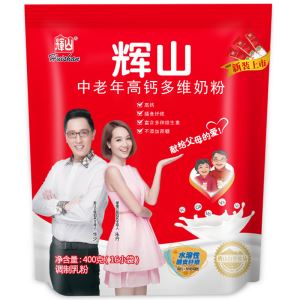 辉山 中老年高钙多维奶粉 400g （16小袋）   