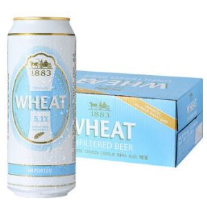 德博 小麦啤酒 500ml*24听 整箱装   