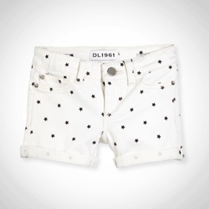 Neiman Marcus US：时尚从儿时抓起！精选DL 1961 Premium Denim Piper 星星印花短裤