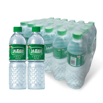 达利园 饮用纯净水 550ml*24 9.9元