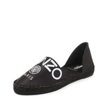 Kenzo Logo Satin 黑色休闲鞋热卖