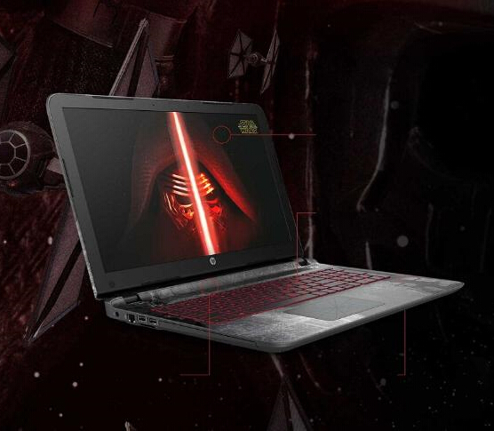 HP惠普 StarWars星球大战特别版 15.6寸全高清笔记本套装(Core i5-6200U+6GB+1T+1080p) 15-an050nr