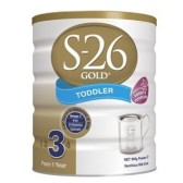 仅限今日！S-26 惠氏 金装婴幼儿配方奶粉 3段 900g AU$16.99+满95澳免邮