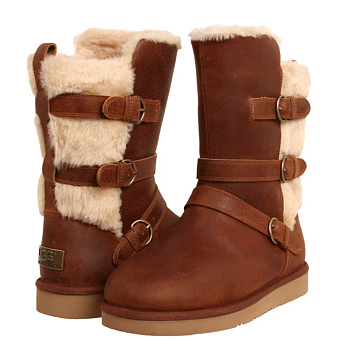 UGG Becket 女士经典搭扣真皮雪地靴