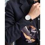 Daniel Wellington 0206DW 黑色皮带男士腕表