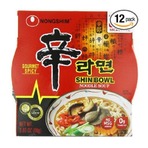 Nongshim 农心辛拉面12碗(3.03盎司装)