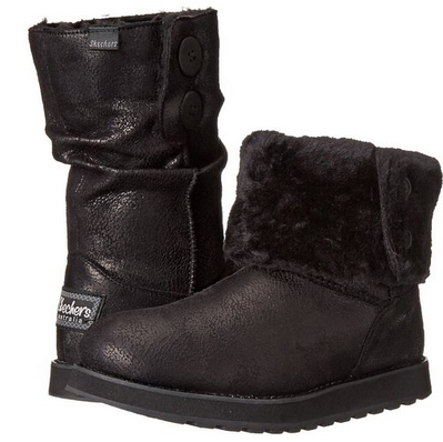 Skechers斯凯奇Keepsakes女士可翻折棉靴