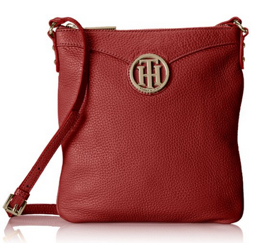 Tommy Hilfiger Maggie Pebble Flat 女士真皮斜挎包