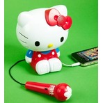 超赞白菜！Hello Kitty 超可爱随身卡拉OK机-带麦克风