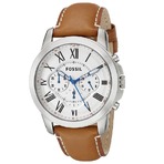 Fossil Men's FS5060 男士白盘时装腕表