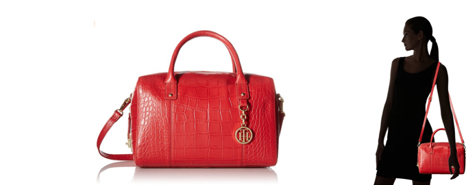 历史新低！Tommy Hilfiger Faye Croco  女款手提包