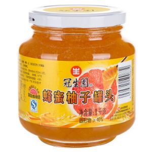 GSY 冠生园 蜂蜜柚子罐头1kg   