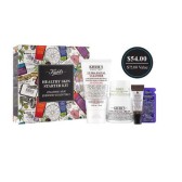 送5件超值小样！Kiehl's 高保湿面霜50ml+高保湿洁面75ml+牛油果眼霜15ml+夜间修复精华小样+祛皱紧肤精华小样=$54（约351元）