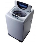 Midea 2.1立方尺容量 便携式不锈钢私人多功能洗衣机