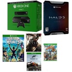 Microsoft 官翻 Xbox One 500GB 主机 带Kinect和光环5限量版等5款游戏