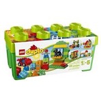 史低价！LEGO DUPLO 乐高-得宝创意拼砌系列-多合一趣味桶-10572