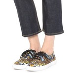 KENZO Flying Tiger女士虎头图案平底鞋