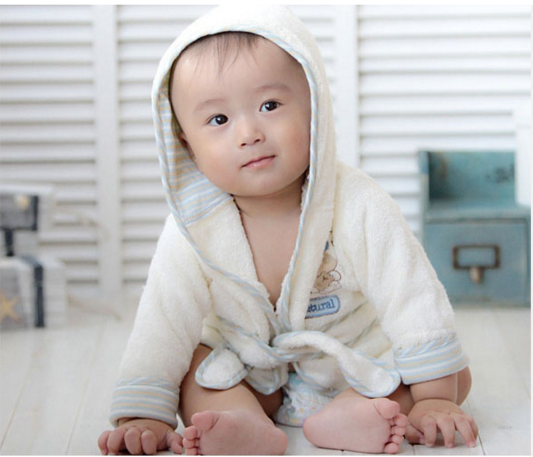 dangdang baby  有机棉婴儿浴袍 9.9元