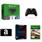 Xbox one 1TB 五游戏套装+亚马逊$50礼品卡+额外无线手柄套装