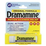 Dramamine 乘晕宁晕车药 橙味咀嚼片 12片装