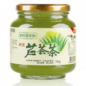 韩国农协 KOREA NONGHYUP 蜂蜜芦荟茶1kgx3瓶 +赠1瓶