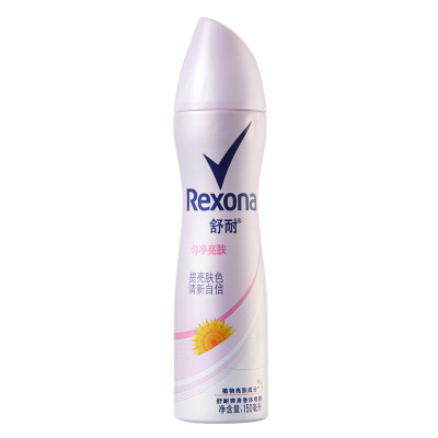 清新一夏！REXONA 舒耐爽 身香体喷雾 匀净亮肤150ml 19.9元