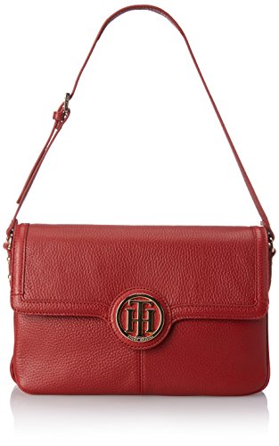 直邮到手434元！TOMMY HILFIGER 汤米·希尔费格 Maggie Pebble Saddle 女士单肩包