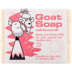 移动端： Goat Soap 澳洲天然羊奶 手工皂 椰子味 100g