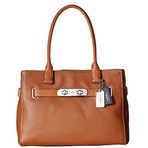 COACH Color Block Polished女士真皮手袋