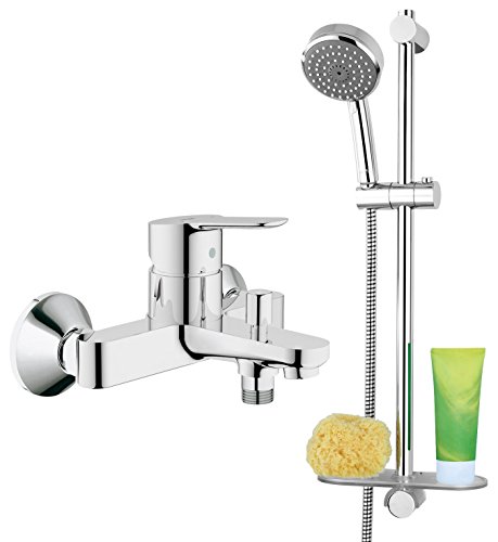 百元差价：GROHE 高仪 淋浴花洒单把手明装浴缸淋浴龙头套装 23348000+26098000 799元包邮