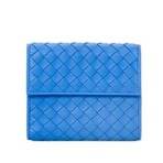 Bottega Veneta 蓝色短款钱包热卖