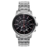Seiko 精工Core 男士太阳能计时石英表 $123.75（约815元）